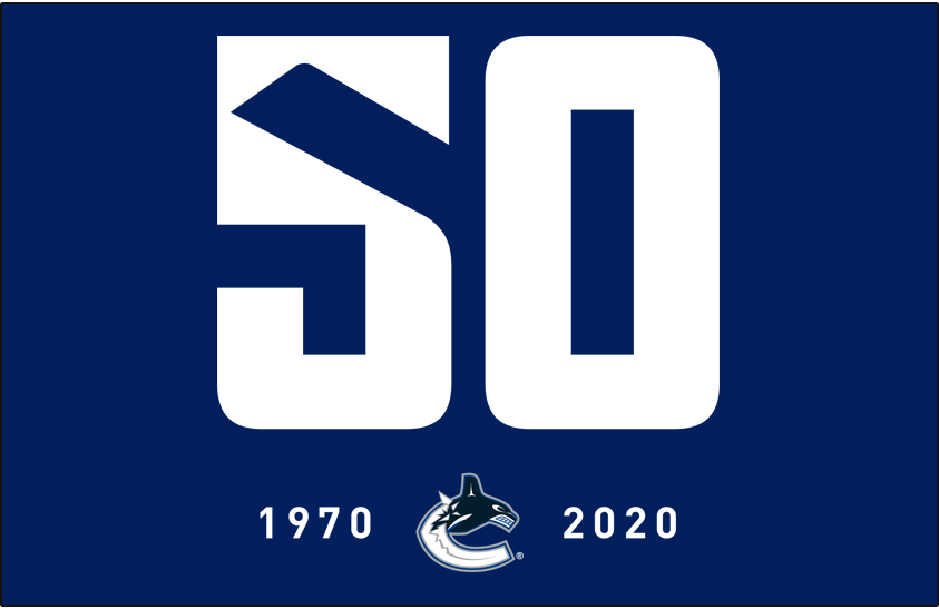 Vancouver Canucks 2019 20 Anniversary Logo iron on paper